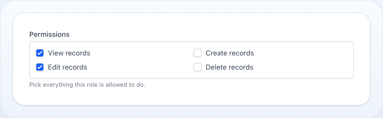 CheckboxList preview